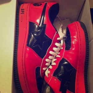 2006 Halloweeny Red Bape Shoes Men's US 9.5